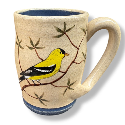 Eugene Painted Bird Mug DP4990